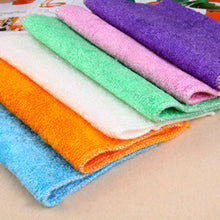 5 Pcs Kitchen Anti-grease wipping rags efficient Bamboo Fiber Cleaning Cloth home washing dish Multifunctional Cleaning Tools